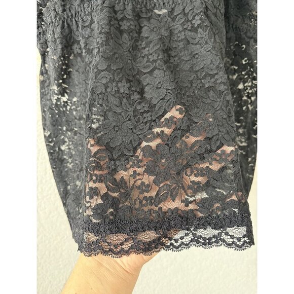 Torrid Under It All Lace Cami Lingerie Sheer Black Wireless Dark Romantic NWT 3x - Picture 8 of 8